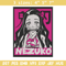 Kamado nezuko poster Embroidery Design, Demon slayer Embroidery, Embroidery File, Anime Embroidery, Digital download..jpg