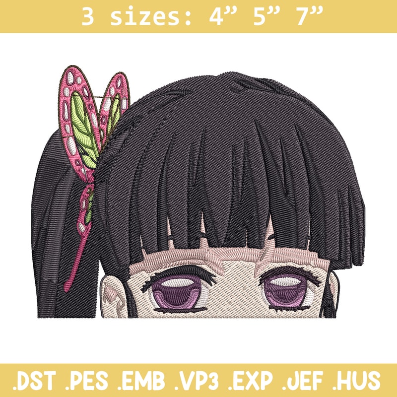 Kanao Peeker Embroidery Design, Demon slayer Embroidery, Embroidery File, Anime Embroidery, Digital download.jpg