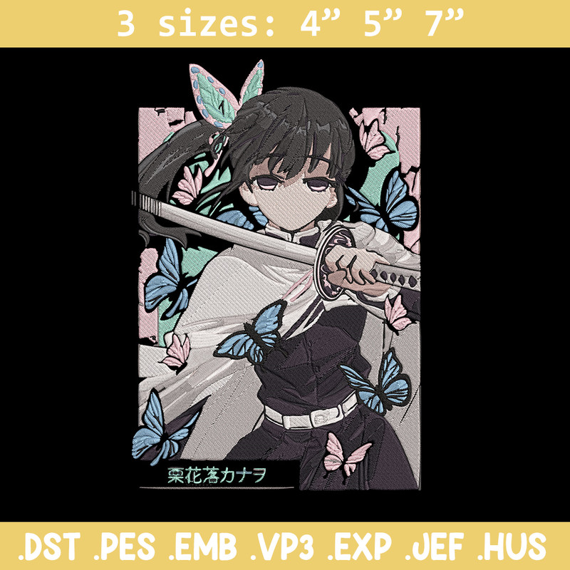 Kanao poster Embroidery Design, Demon slayer Embroidery, Embroidery File, Anime Embroidery, Digital download..jpg