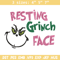 Grinch face Embroidery Design, Grinch Embroidery, Embroidery File, Chrismas Embroidery, Anime shirt, Digital download.jpg