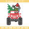 Grinch Jeep Christmas Embroidery design, Grinch Christmas Embroidery, logo design, Embroidery File, Digital download..jpg