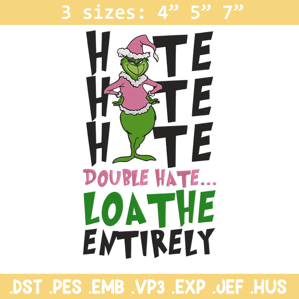 Grinchmas Embroidery Design, Grinch Embroidery, Embroidery File, Chrismas Embroidery, Anime shirt,Digital download..jpg