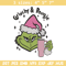Grinchy bougie Embroidery Design, Grinch Embroidery, Embroidery File,Chrismas Embroidery, Anime shirt, Digital download.jpg