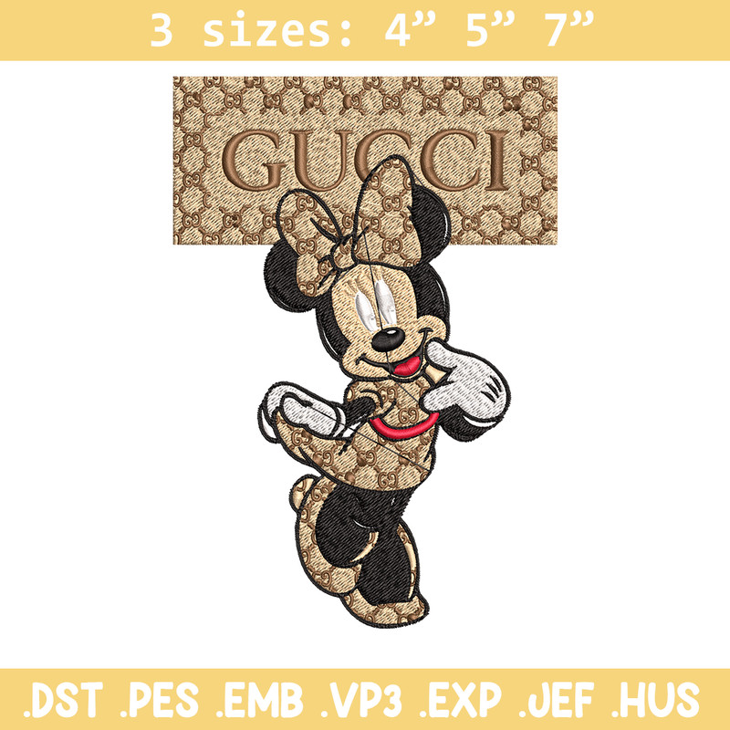 Gucci Minnie Embroidery design, Gucci Minnie Embroidery, Disney design, Embroidery File, cartoon shirt, Digital download.jpg