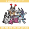 Happy birthday bluey Embroidery, Bluey Embroidery, Embroidery File, cartoon shirt, cartoon design, Digital download..jpg
