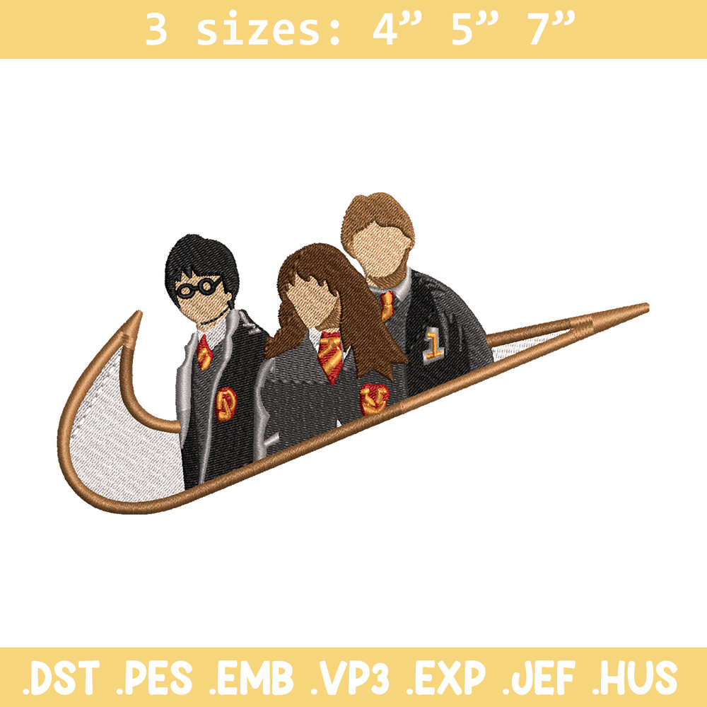 Hary potter friends Nike embroidery design, Hary potter embroidery, Nike design, movie design, Digital download.jpg