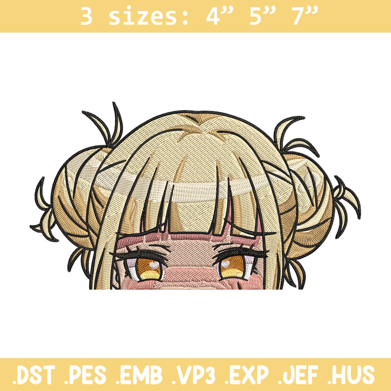 Himiko Peeker Embroidery Design, Mha Embroidery, Embroidery File, Anime Embroidery,Anime shirt, Digital download.jpg