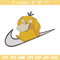 Koduck x nike Embroidery Design, Pokemon Embroidery, Embroidery File, Nike Embroidery, Anime shirt, Digital download.jpg