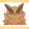 Kurama chibi Embroidery Design, Naruto Embroidery, Embroidery File, Anime Embroidery, Anime shirt, Digital download.jpg