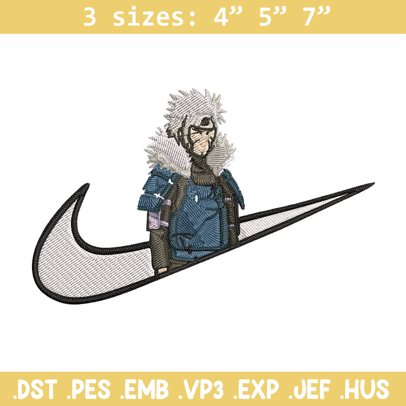 Tobirama x nike Embroidery Design, Naruto Embroidery, Embroidery File, Nike Embroidery, Anime shirt, Digital download.jpg