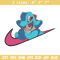 Totodile x nike Embroidery Design, Pokemon Embroidery, Embroidery File, Nike Embroidery, Anime shirt, Digital download.jpg