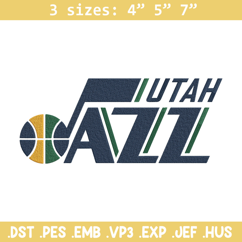 Utah Jazz logo embroidery design,NBA embroidery,Sport embroidery, Embroidery design, Logo sport embroidery..jpg