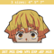 Zenitsu Peeker Embroidery Design, Demon slayer Embroidery, Embroidery File, Anime Embroidery,Anime shirt,Digital download.jpg