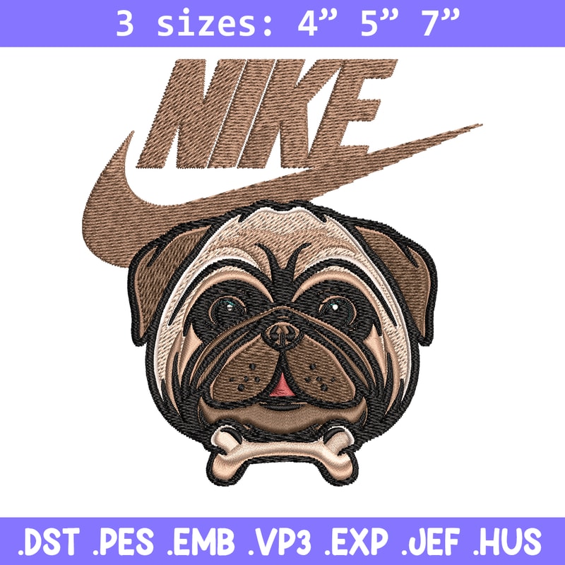 Bulldog Nike Embroidery design, Bulldog logo Embroidery, Nike design, Embroidery file, logo shirt, Instant download..jpg