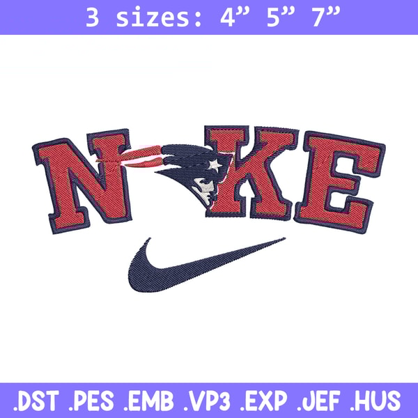 New England Patriots embroidery design, NFL embroidery, Nike design, Embroidery file,Embroidery shirt, Digital download.jpg