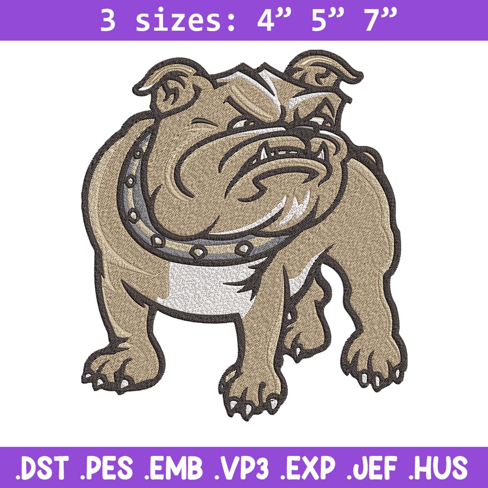 Azalea Bulldogs logo embroidery design, Football embroidery, Sport embroidery, logo sport embroidery,Embroidery design.jpg