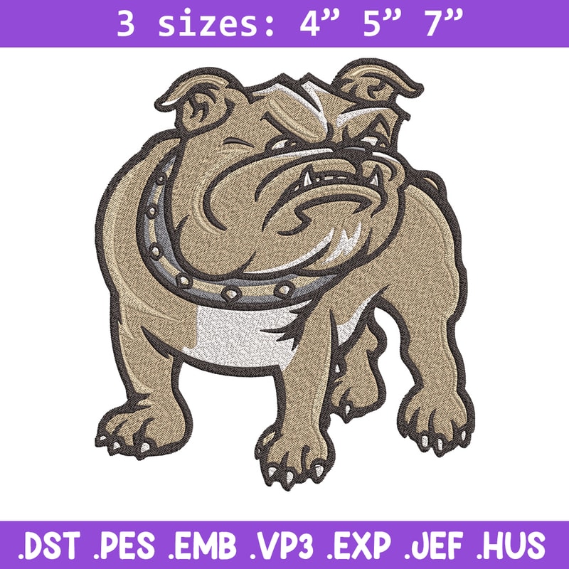 Azalea Bulldogs logo embroidery design, Football embroidery, Sport embroidery, logo sport embroidery,Embroidery design.jpg