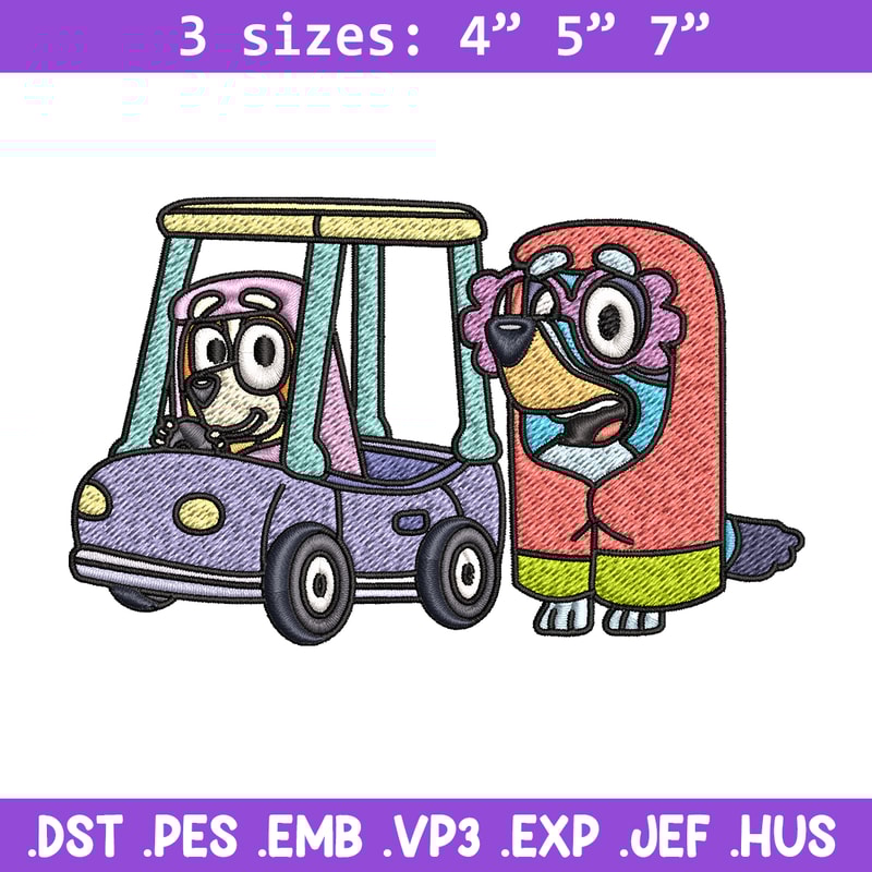 Bluey bingo Embroidery design, Bluey Embroidery, Embroidery File, cartoon design, cartoon shirt, Digital download..jpg