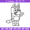 Bluey Coloring Pages Embroidery, Bluey Embroidery, Embroidery File, cartoon design, logo shirt, Digital download..jpg