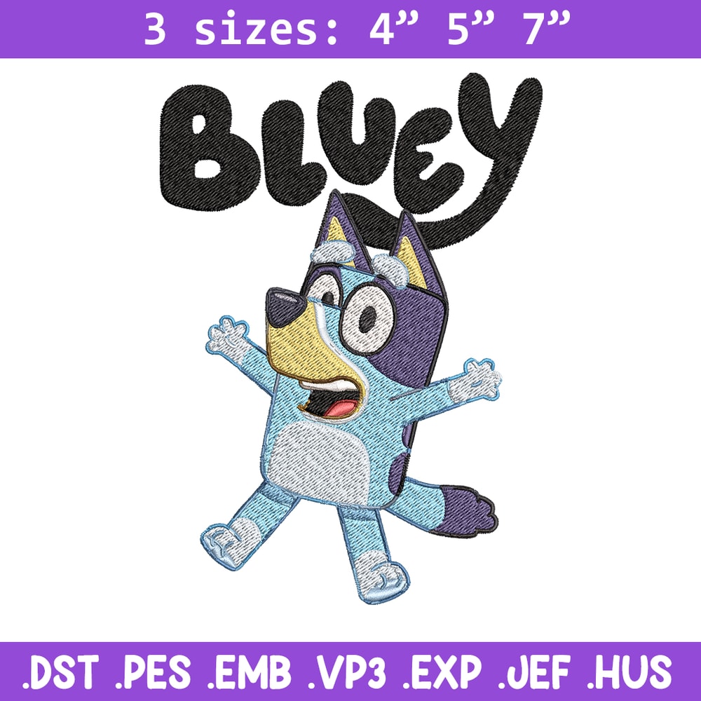 Bluey Embroidery, Bluey Cartoon Embroidery, cartoon Embroidery, cartoon shirt, Embroidery File, digital download..jpg