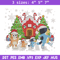 Bluey family Embroidery Design,Bluey Embroidery, Embroidery File, Chrismas Embroidery, Anime shirt, Digital download.jpg