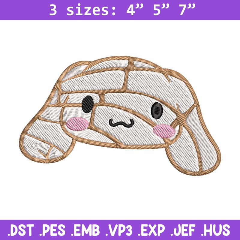 Cinnamoroll Mummy Embroidery Design, Cinnamoroll cartoon Embroidery, Embroidery File, Cartoon shirt, Digital download..jpg