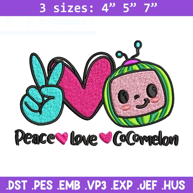 Cocomelon Logo Embroidery design, Cocomelon Embroidery, logo design, Embroidery File, logo shirt, Instant download..jpg