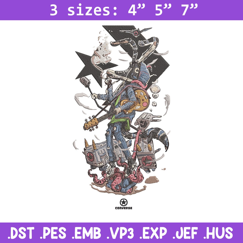 Converse logo Embroidery Design, Converse Embroidery, Embroidery File, Anime Embroidery, Anime shirt, Digital download.jpg
