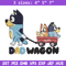 Dad wegon bluey Embroidery, Bluey cartoon Embroidery, Embroidery File, cartoon design, cartoon shirt, Digital download..jpg