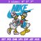 Daisy and Donald duck Nike Embroidery design, Cartoon Embroidery, Nike design, Embroidery file, Instant download.jpg