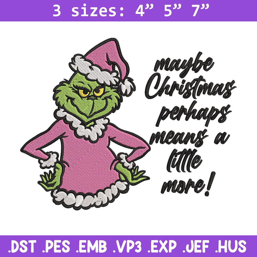 Grinch chrismas Embroidery Design, Grinch Embroidery, Embroidery File, Chrismas Embroidery, Anime shirt,Digital download.jpg