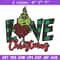 Grinch Love Christmas Embroidery design, Grinch christmas Embroidery, Grinch design, Embroidery file, Instant download..jpg