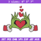 Grinch love embroidery design, Grinch embroidery, Chrismas design, Embroidery shirt, Embroidery file, Digital download.jpg