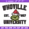 Grinch Whoville University Christmas Embroidery design, Grinch Christmas Embroidery, Grinch design, Digital download.jpg