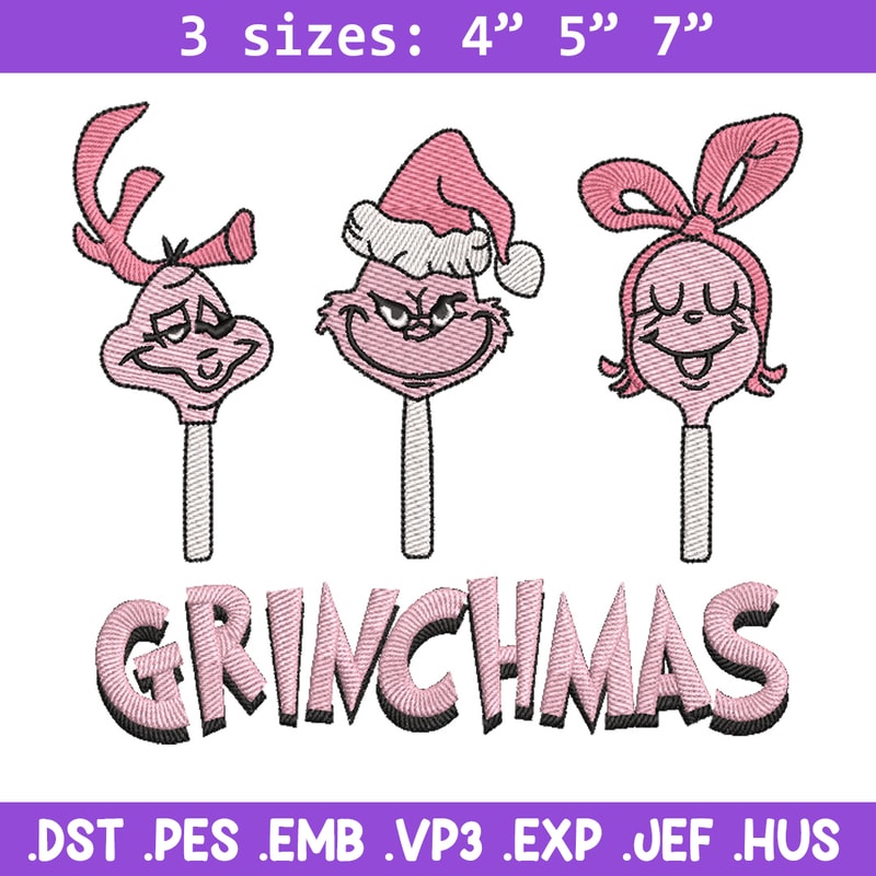 Grinchmas embroidery design, Grinch embroidery, Chrismas design, Embroidery shirt, Embroidery file, Digital download.jpg