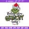 Grinchy today embroidery design,Grinch embroidery, Chrismas design, Embroidery shirt, Embroidery file, Digital download.jpg