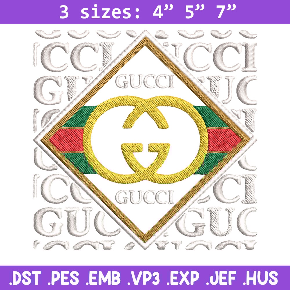 Gucci design Embroidery Design, Gucci Embroidery, Brand Embroidery, Logo shirt, Embroidery File, Digital download.jpg