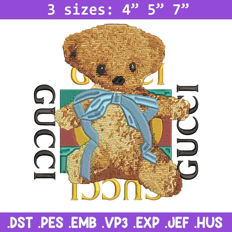 Gucci x bear Embroidery Design, Gucci Embroidery, Embroidery File, Anime Embroidery, Anime shirt, Digital download.jpg