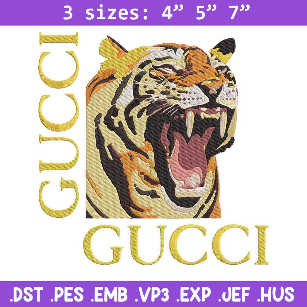 Gucci x Tiger Embroidery Design, Gucci Embroidery, Embroidery File, Anime Embroidery, Anime shirt, Digital download..jpg