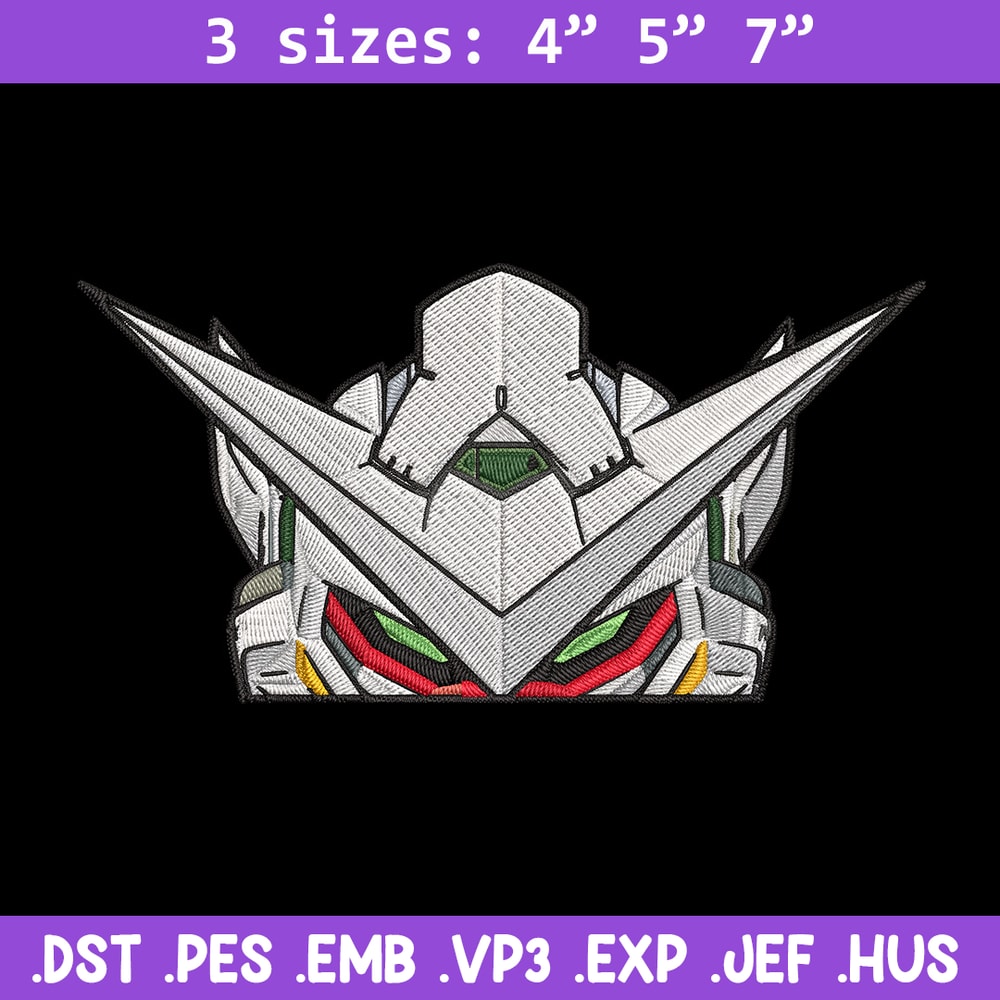 Gundam Peeker Embroidery Design, Gundam Embroidery, Embroidery File, Anime Embroidery, Anime shirt, Digital download.jpg