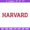 Harvard logo embroidery design, College embroidery, Sport embroidery, logo sport embroidery, Embroidery design.jpg
