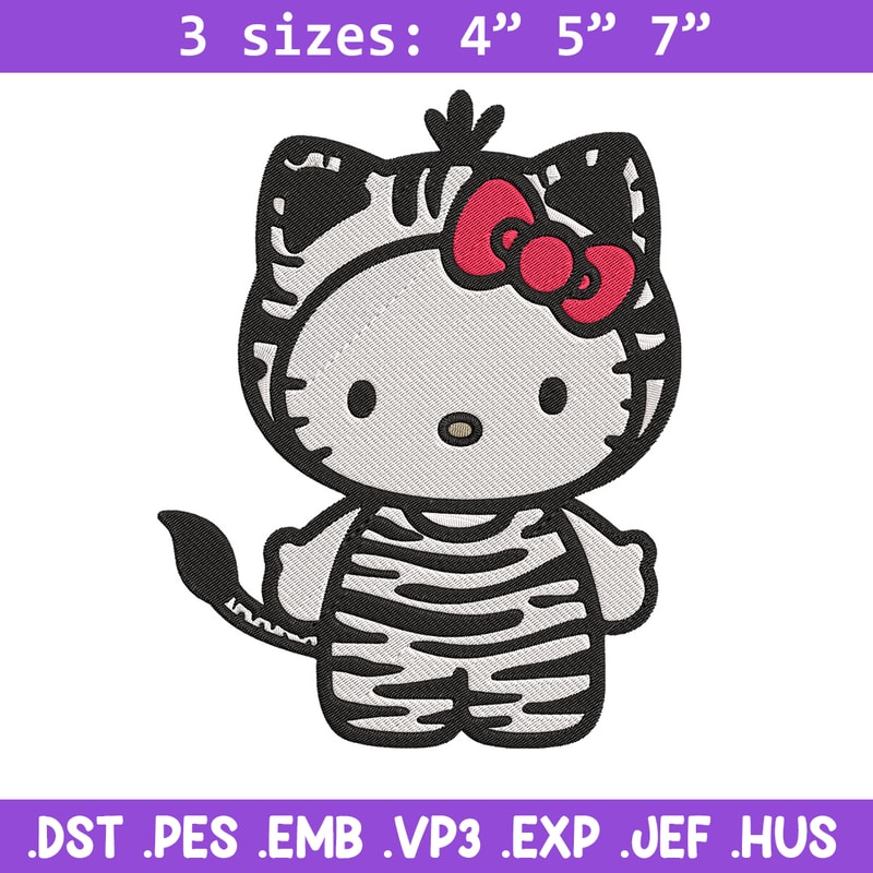 Hello Kitty sticker Embroidery Design, Hello kitty Embroidery, Embroidery File, Anime Embroidery, Digital download.jpg