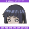 Hinata Peeker Embroidery Design, Naruto Embroidery, Embroidery File, Anime Embroidery, Anime shirt, Digital download.jpg