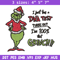I Just Took A DNA Test Grinch Embroidery design, Grinch christmas Embroidery, Grinch design, Instant download..jpg