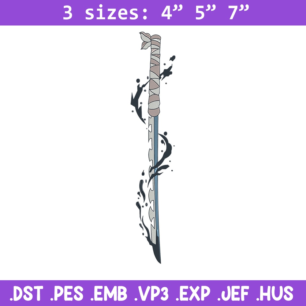 Inosuke sword Embroidery Design, Demon slayer Embroidery, Embroidery File, Anime Embroidery,Anime shirt,Digital download.jpg