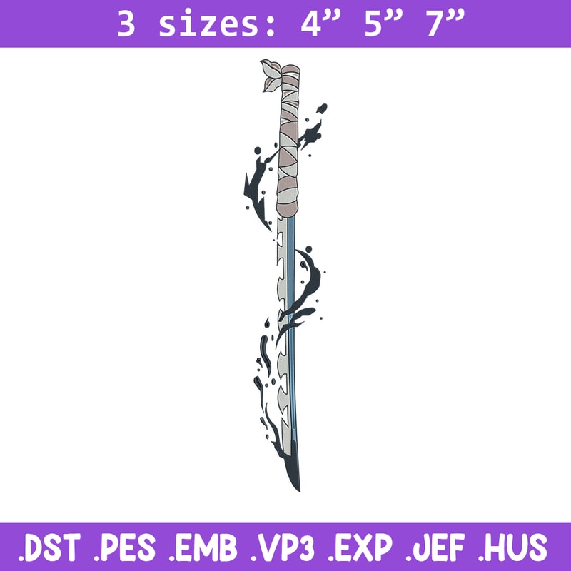 Inosuke sword Embroidery Design, Demon slayer Embroidery, Embroidery File, Anime Embroidery,Anime shirt,Digital download.jpg