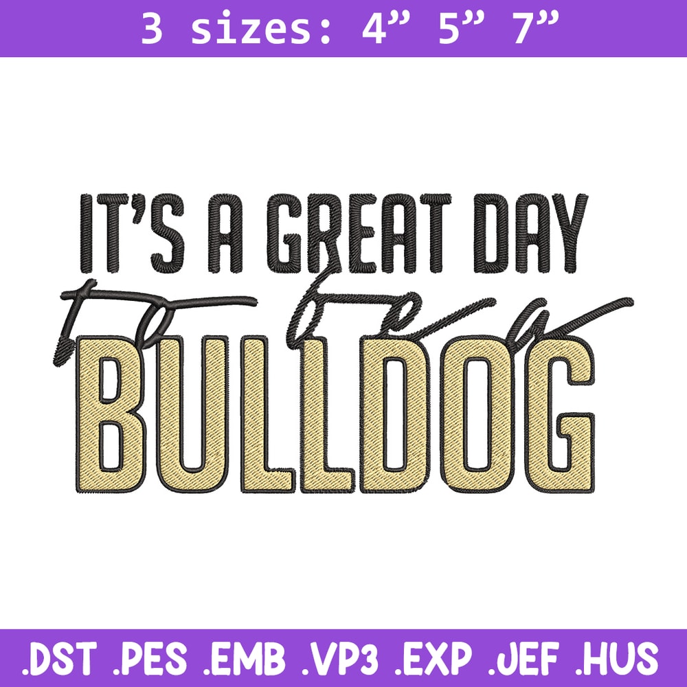 It's a Bulldog Thing embroidery design, Bulldog embroidery, Sport embroidery,Logo sport embroidery,Embroidery design.jpg