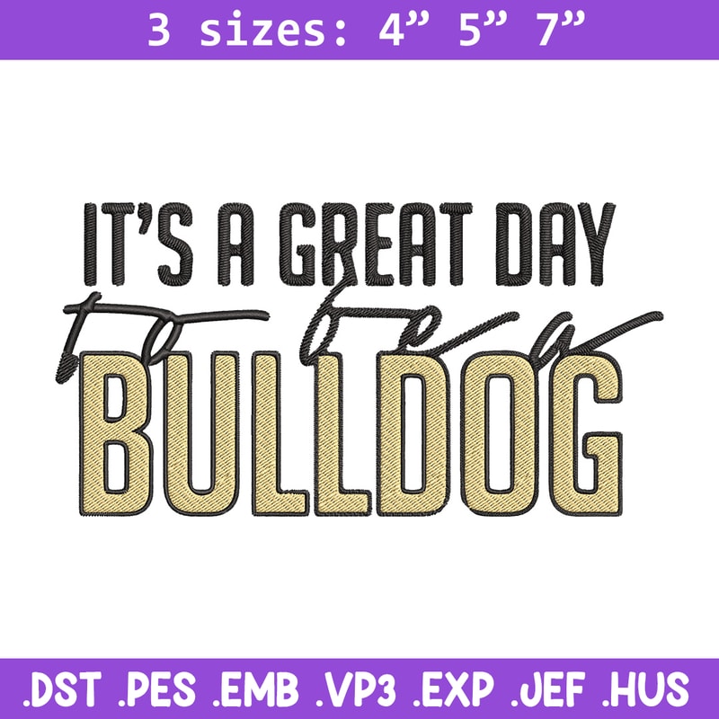 It's a Bulldog Thing embroidery design, Bulldog embroidery, Sport embroidery,Logo sport embroidery,Embroidery design.jpg