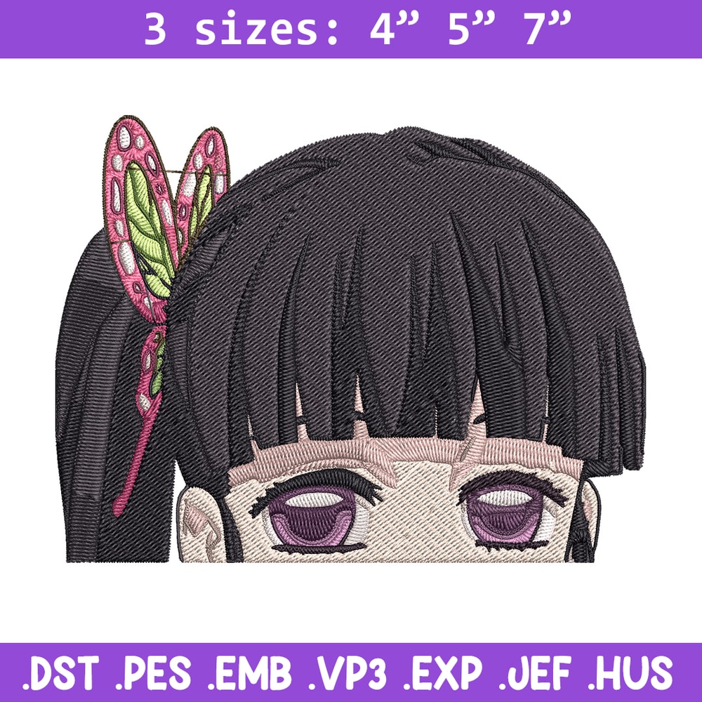 Kanao Peeker Embroidery Design, Demon slayer Embroidery, Embroidery File, Anime Embroidery, Digital download.jpg