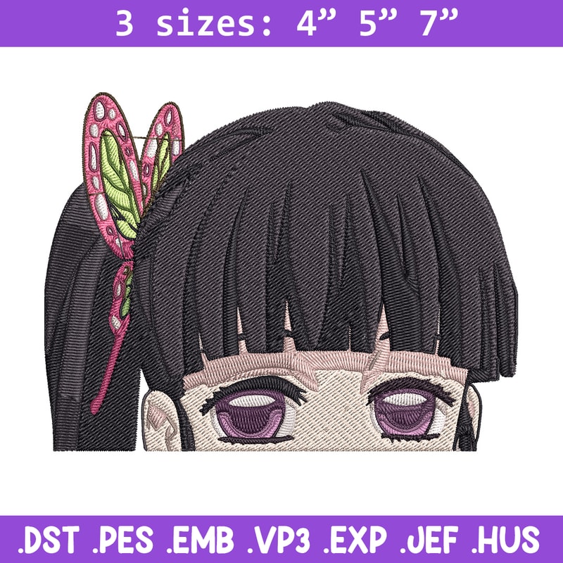 Kanao Peeker Embroidery Design, Demon slayer Embroidery, Embroidery File, Anime Embroidery, Digital download.jpg